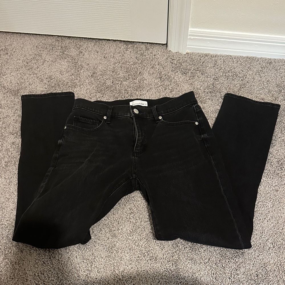 LOFT Black Straight Leg Women's Jeans